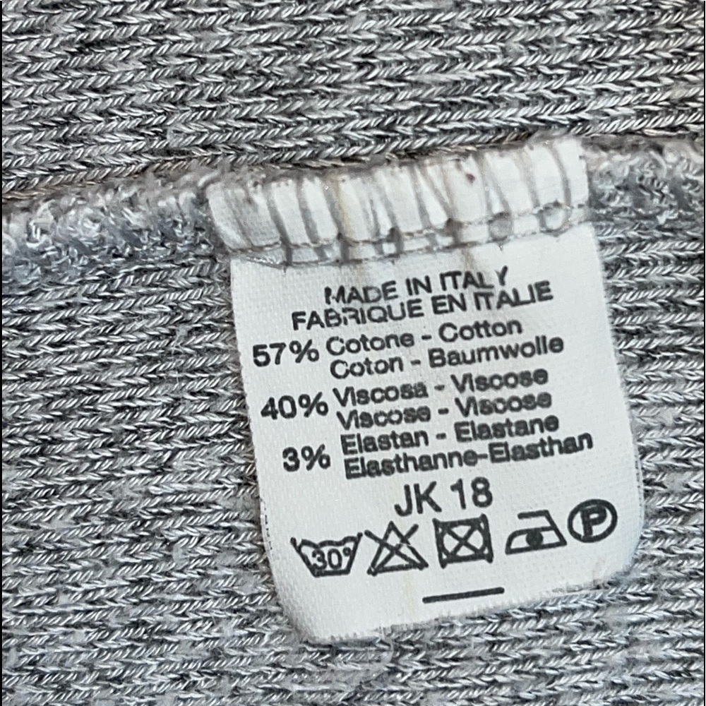 BRANDY MELVILLE Oversized Heather Gray V Neck Sweater, OS (S - XL) GUC - Picture 6 of 6